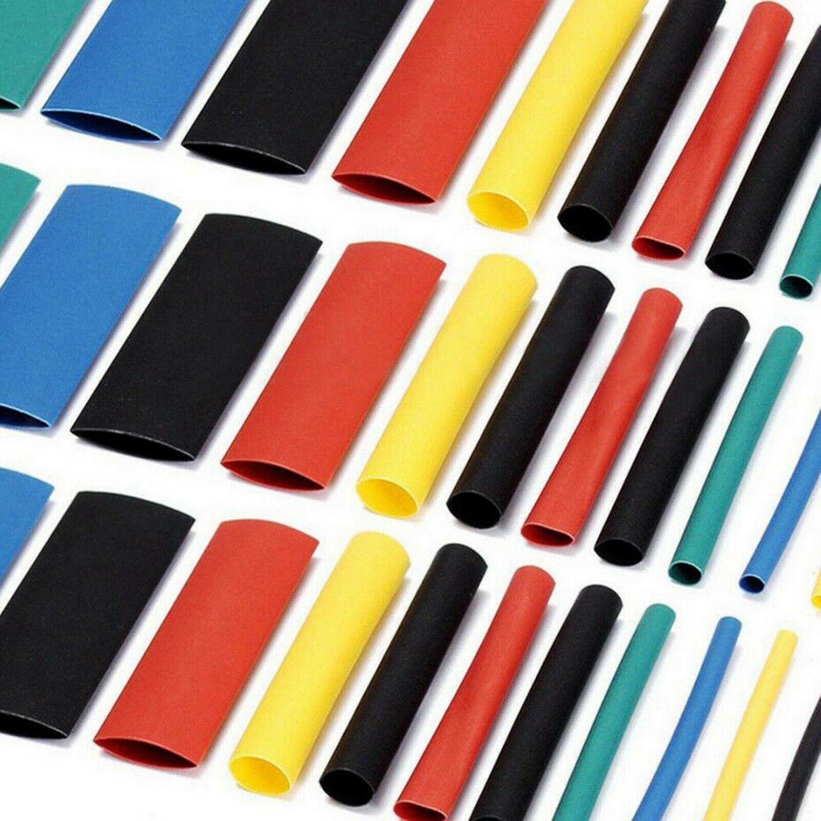 530PCS Polyolefin Heat Shrink Tube Sleeve for Wire Cable car Electrical Wrap
