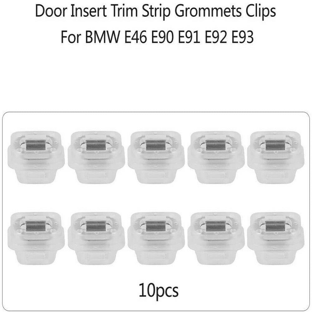 10Pcs For BMW 3 Series E46 E90 E91 E92 E93 X5 E53 Auto Door Retainers Grommets