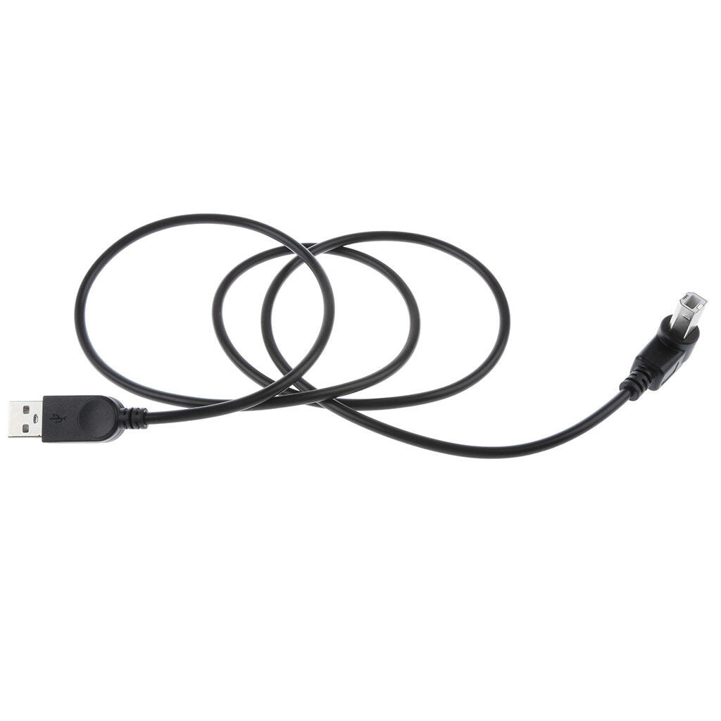 USB2.0 Male to Type B 90 Degree Angle Extension Adapter Cable Bend right