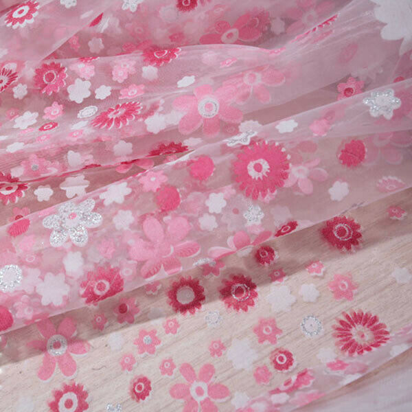 Flowers Tulle Voile Window Curtain Panel Sheer Curtains Sheer Curtains 200 X