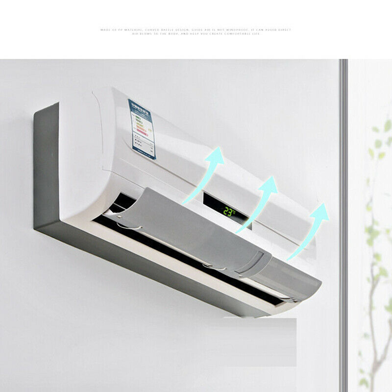 Air Conditioner Wind Shield Cold Wind Gas Deflectors Anti Direct Blowing Baff XC