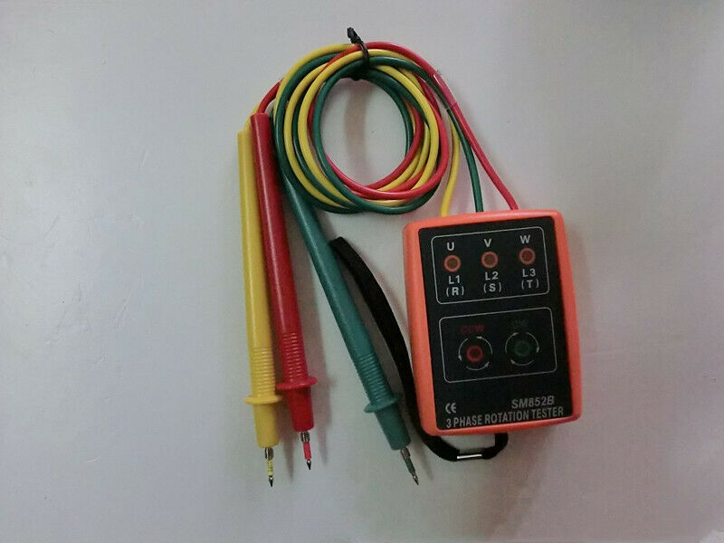 200~480V Three-Phase Sequence Rotation Indicator Tester Vc850 Checker Meter