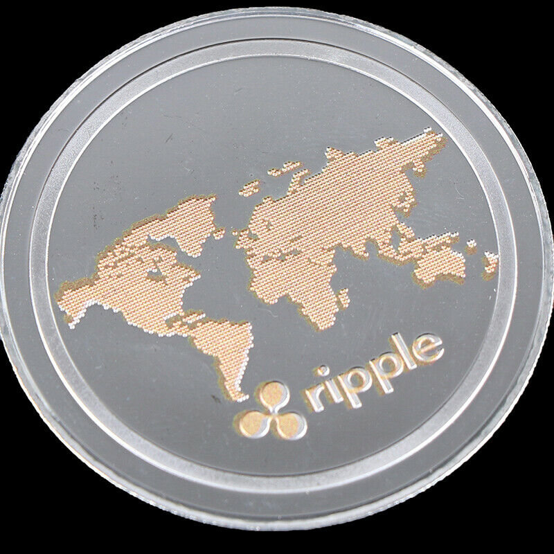 1pc Ripple coin XRP CRYPTO Commemorative Ripple XRP Collectors Coin G Jc
