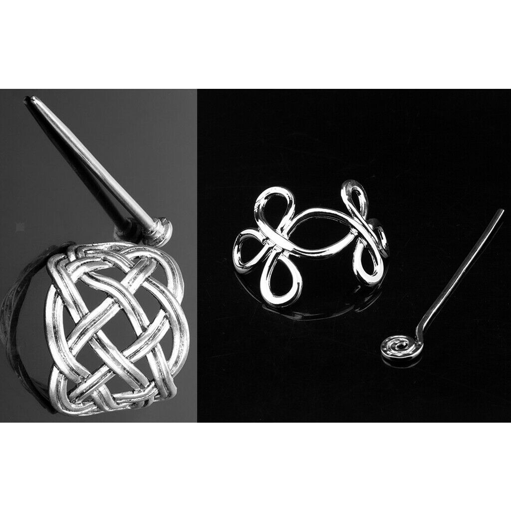 Viking Celtic Hair Clip Hairpin-Viking Hair Stick Women Hair Accessory Clip