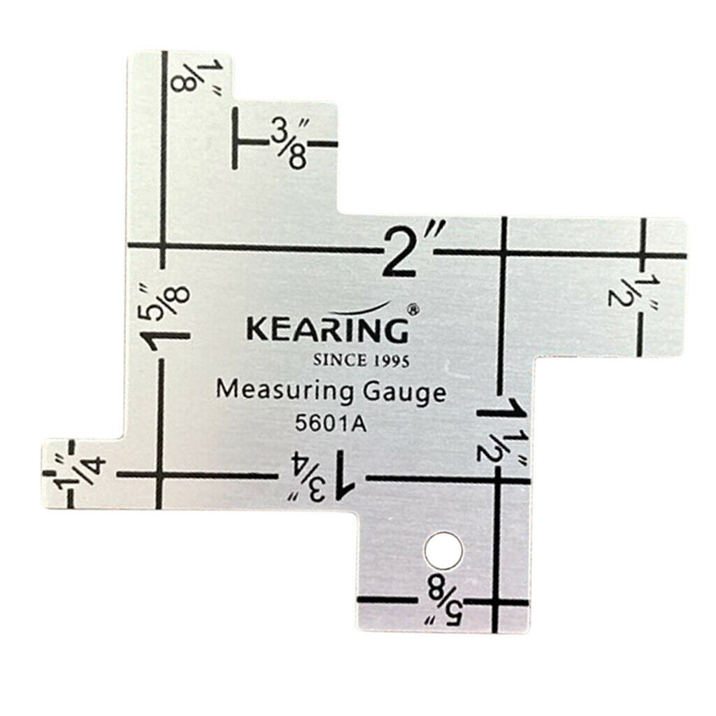 2'' Mini Metal Hemline Measuring Gauge DIY Sewing Quilting Garment Measurement