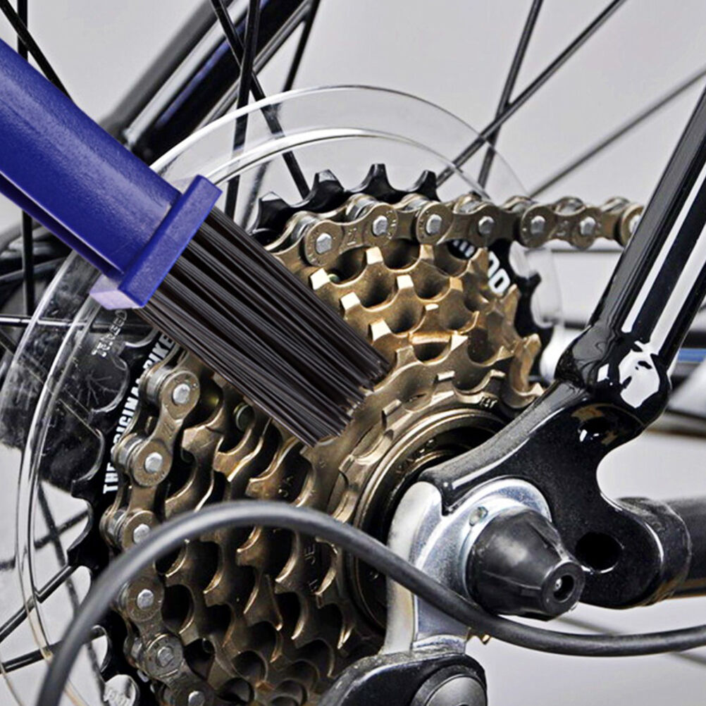 Cycling Motorcycle Bicycle Bike Chain Set Crankset Brush Cleaning ToolL Lt