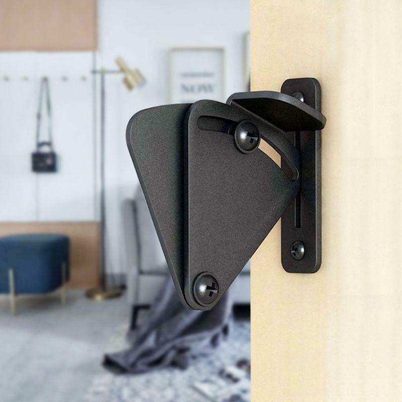 Sliding Barn Door Latch Lock Work for Pocket Doors Garage and Shed Wood Gates