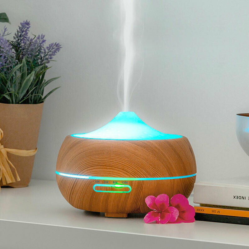 Diffuser Essential Oils 300ml Humidifier Electric 14 Colours - New