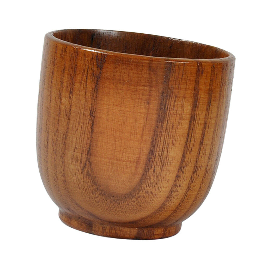 105ml Handmade Mini Wood Tea Cup Teacups Mug for Juice Milk Japanese Style