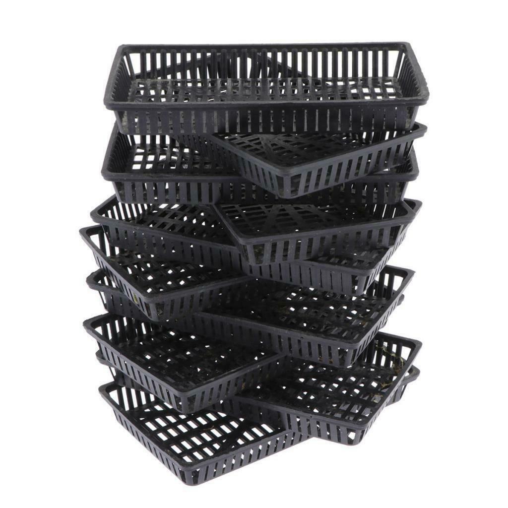 Aquatic Plant Basket, Pond, Planting Pot, Water Grass, Pack of 10
