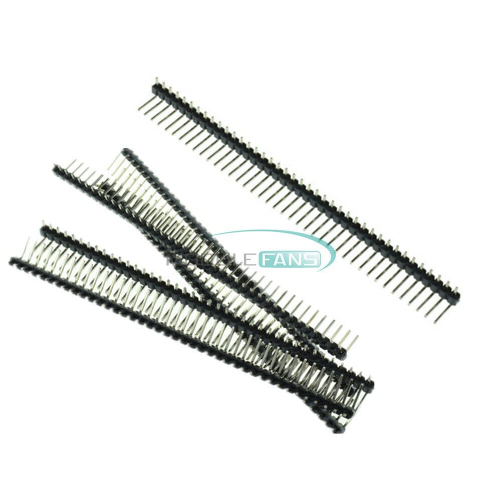 30PCS 2.54mm 40Pin Right Angle Single Row Pin Header PCB For Arduino