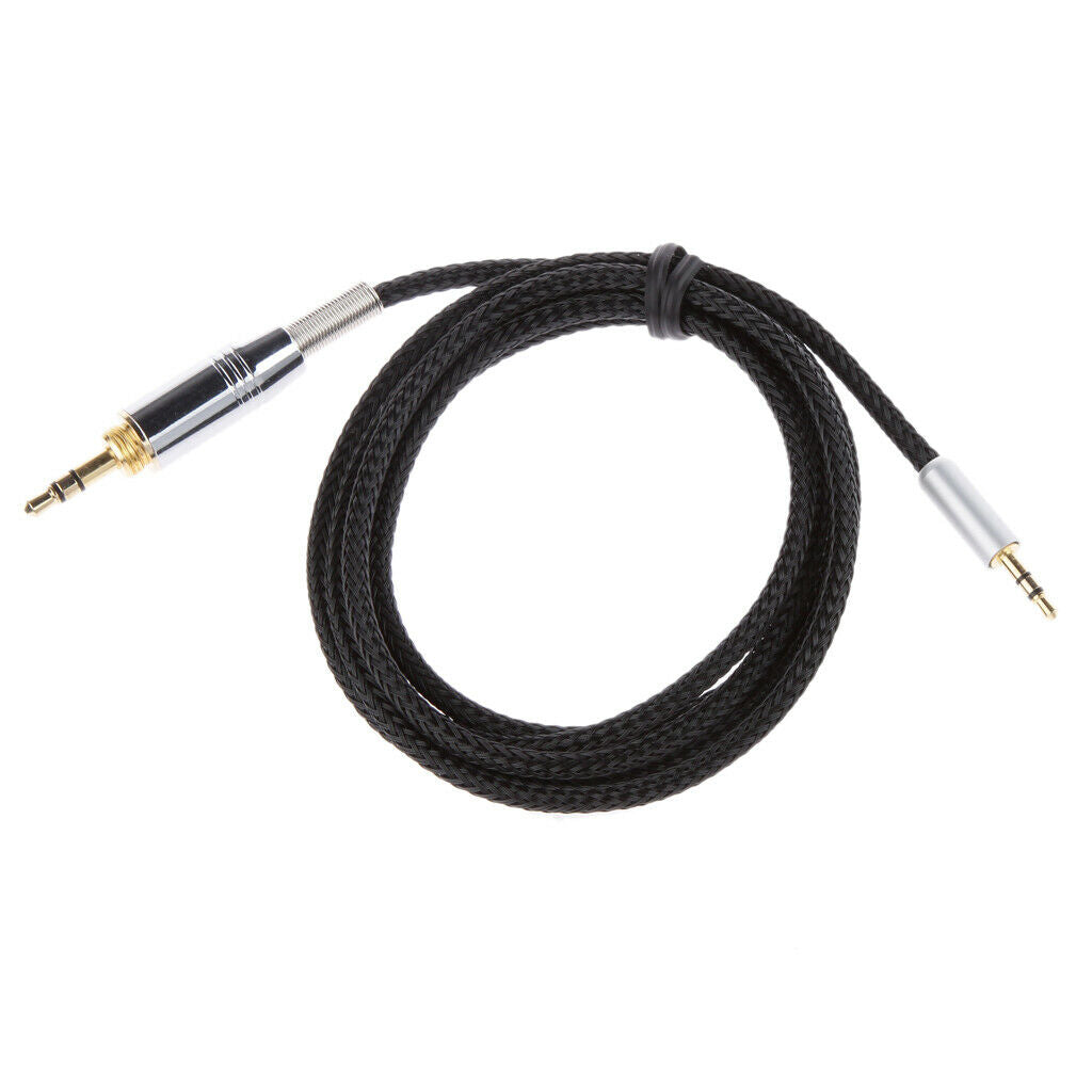 Replacement OFC Wire For AKG Y45BT Y50 Y40 Y55 K845BT K840KL Headphone Black