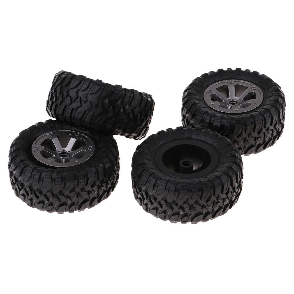 4x Replacement Piece For RC Car - Car Car Simulation 73mm Tire RC For WPL B14