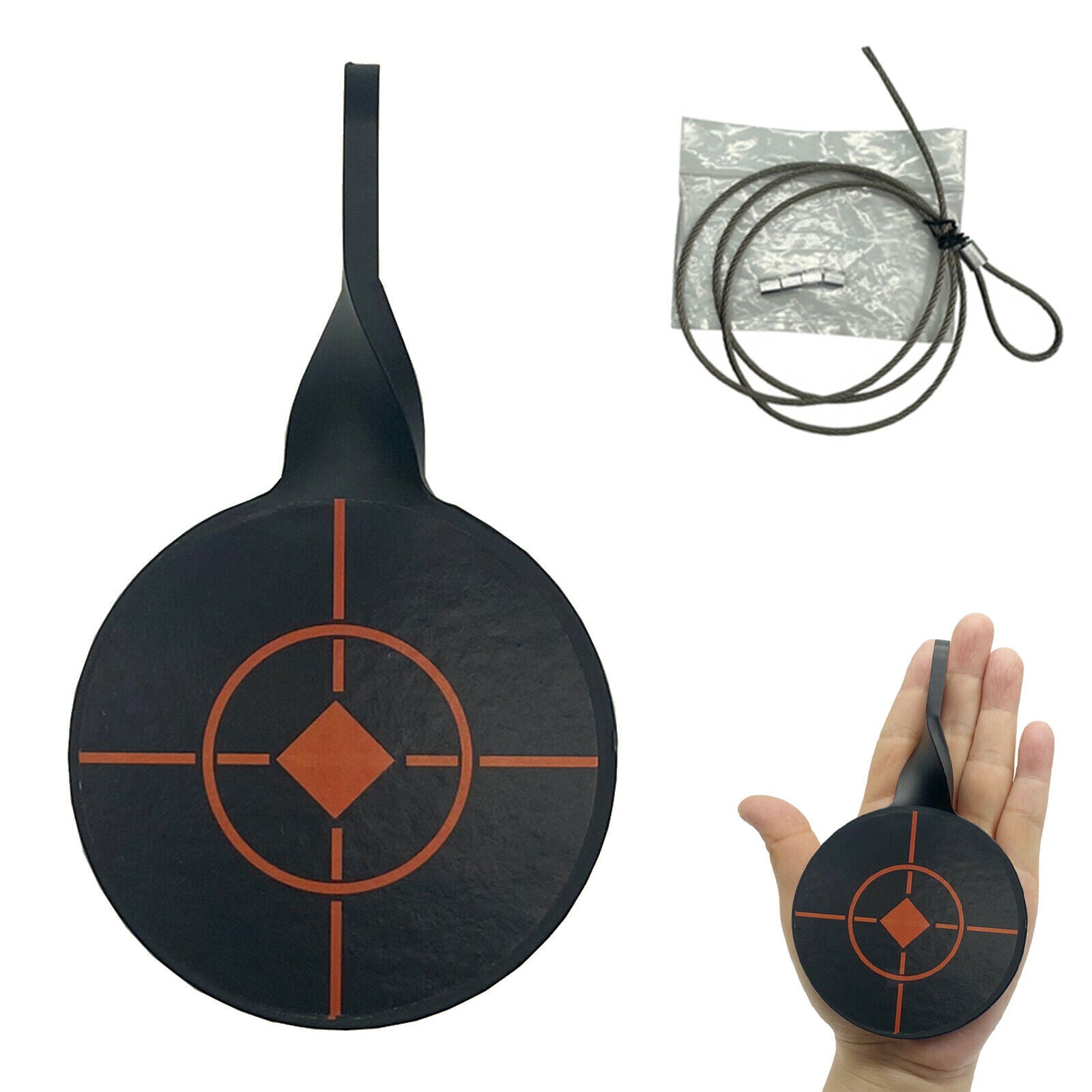 Sturdy Spinner Target Diameter 8cm BB Gun Resetting Targets Hunting Training