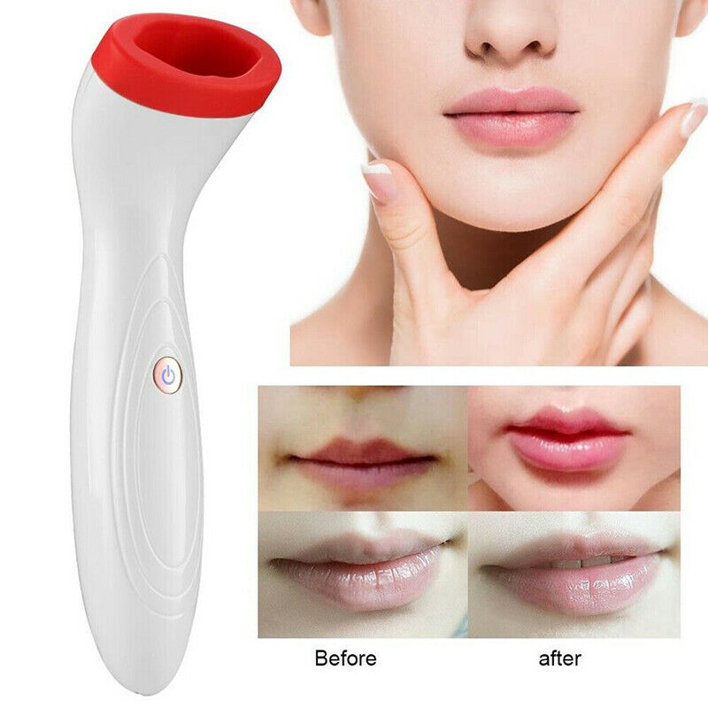 Silicone Lip Plumper Device Electric Lip Plump Enhancer Bigger Fuller Lips FdDF