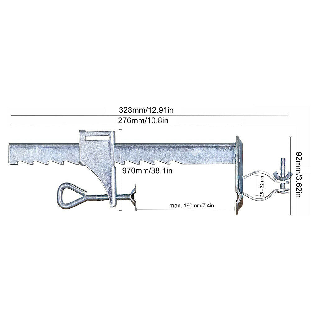 Parasol Holder Stable Fixed Bracket Aluminum Alloy for Quick Installed
