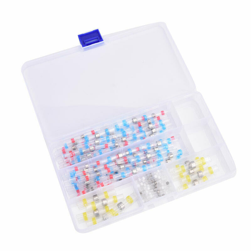 120PCS Seal Welding Heat Shrinkable Wire Connector Soldering Sleeve TerminalBDA