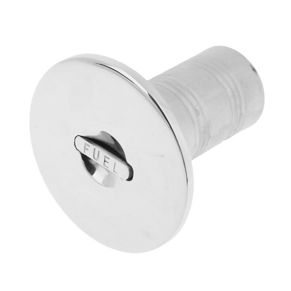 Marine 316 Stainless Steel Deck Fill Filler Keyless   38mm