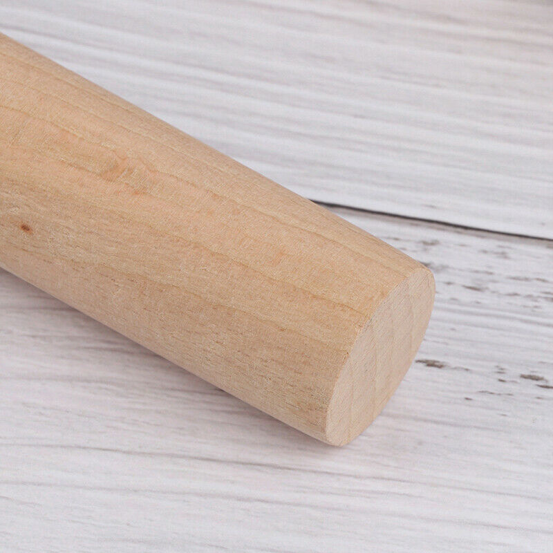 Solid Wood Rolling Stick With Scale Pie Rolling Pins Dough Roller Baking Too TL