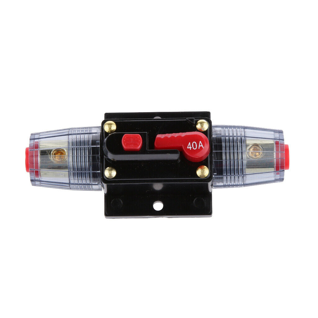 2PC 40A 50A Manual Reset Circuit Breaker Switch for 12V 24V Car SUV Marine Boat