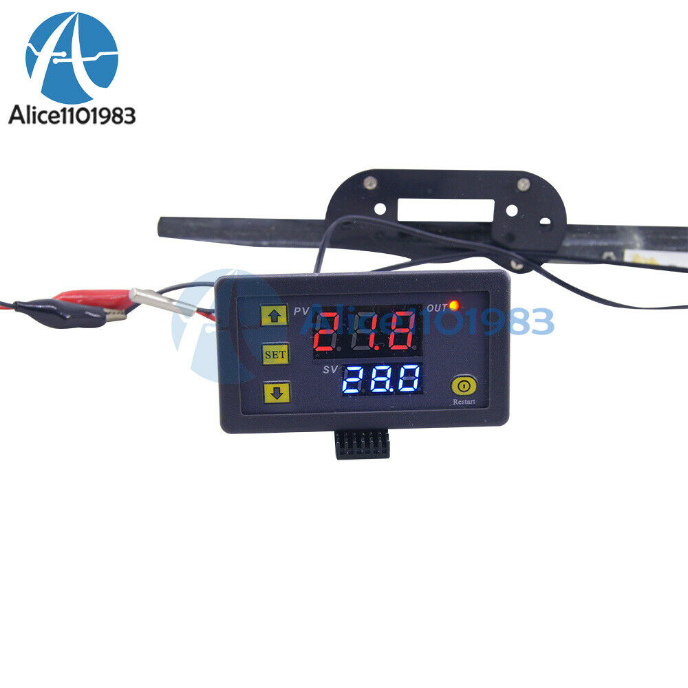 AC 110-220V 10A W3230 LCD Thermostat Temperature Controller Meter Regulator 0.1℃