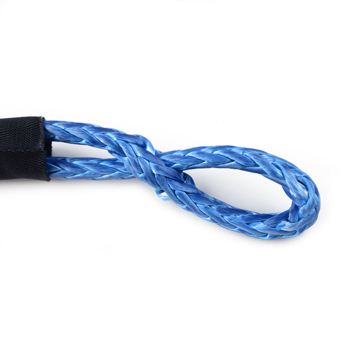 Cord 2x Winch Rope Synthetic Soft Shackle Towing Recovery Straps 35000LB 16T Atn
