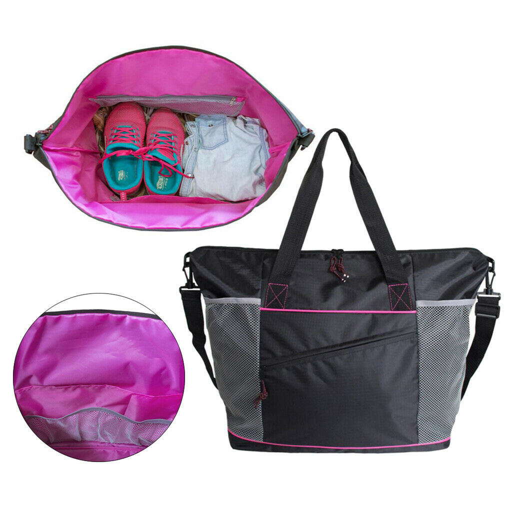 Oxford Fitness Overnight Shopping Duffel Bag Large Laptop Work Handbag Organizer