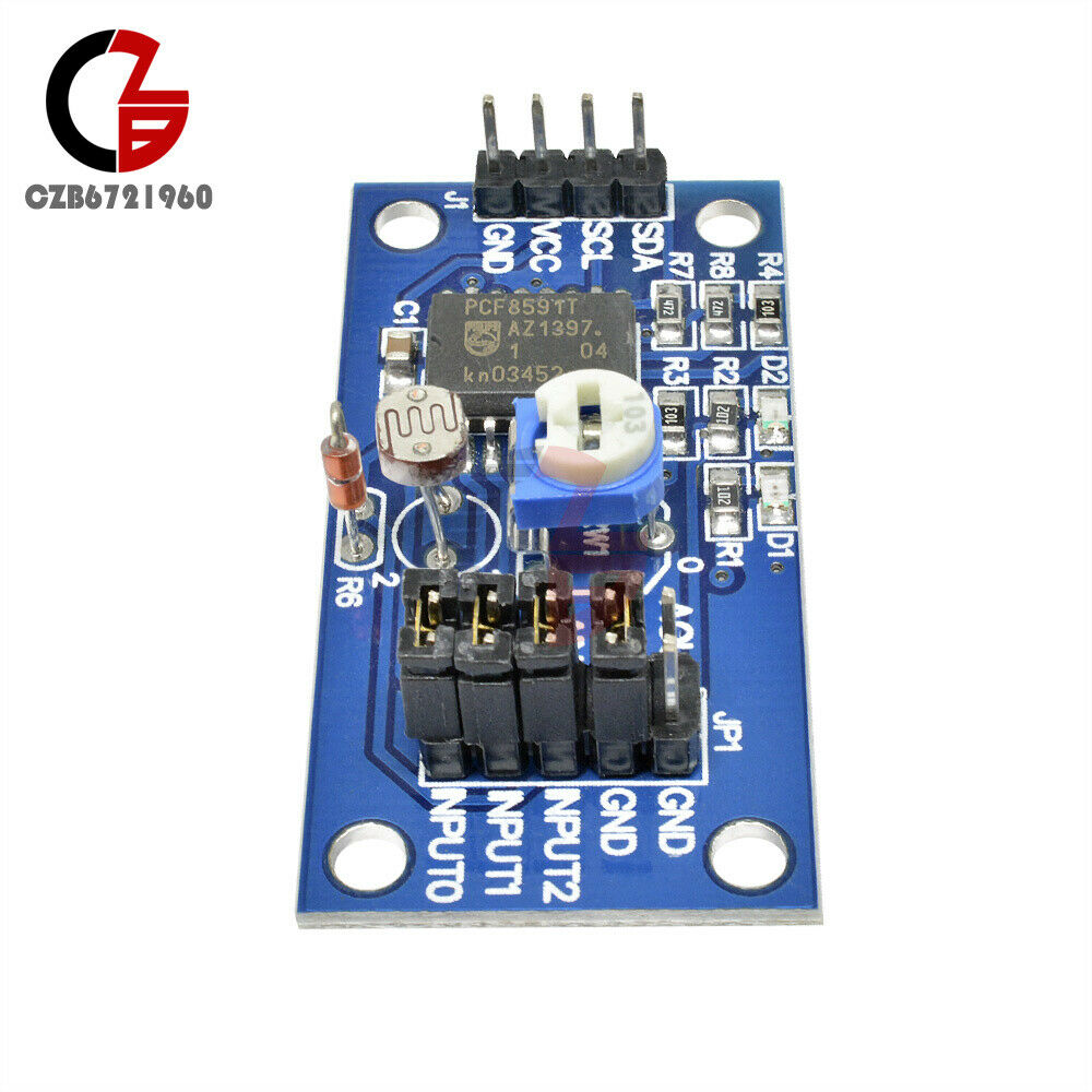 PCF8591 Low-power 8 COMS-Type AD/DA Converter Board Module A/D D/A 2.5-6V