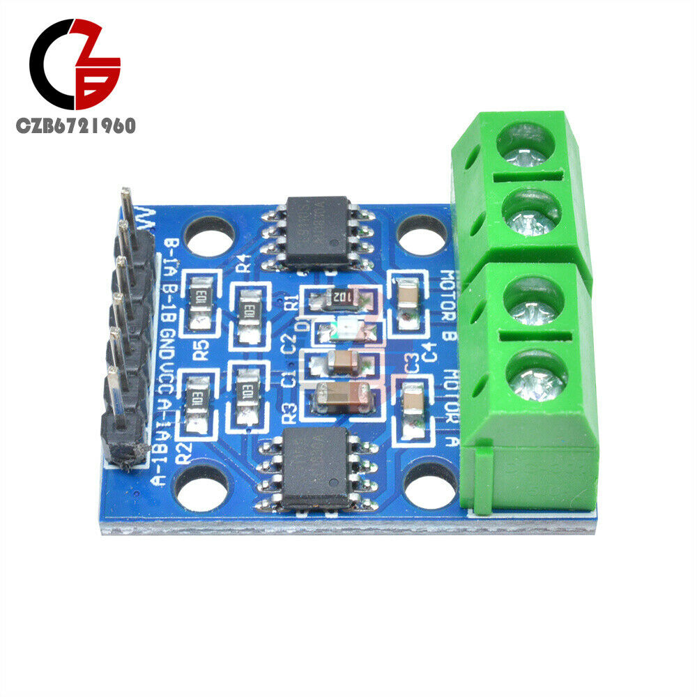 5Pcs H-bridge Stepper Motor Dual DC Motor Driver Controller Board L9110S