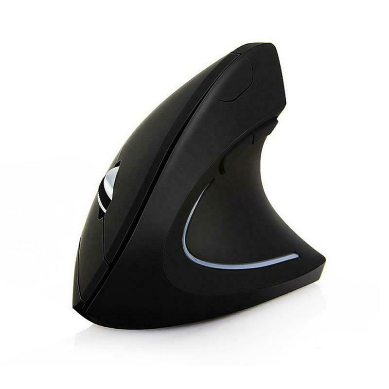 New Wireless Vertical Gaming Mouse Optical Ergonomic Mice 1600DPI Gamer MousBDA