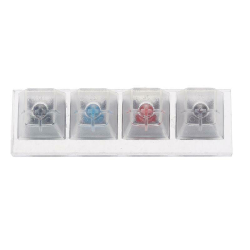 Gateron MX Switch Acrylic Keyboards Switch 4 Translucent Clear Sampler Tester