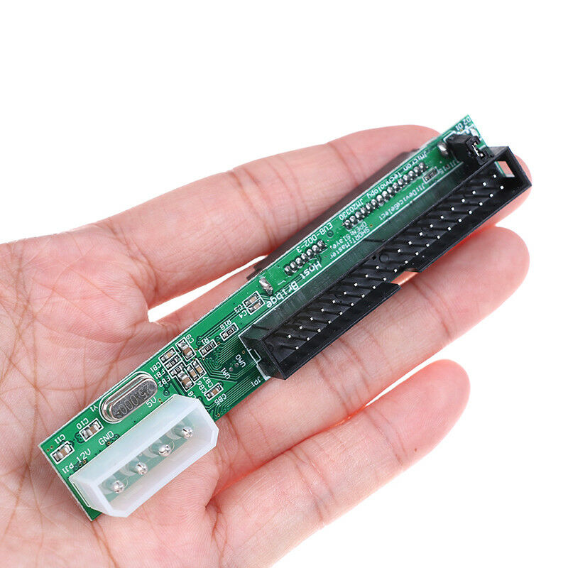 SATA ssd hdd female hard drive to ide 3.5" 40 pin male converter card adapteBDA