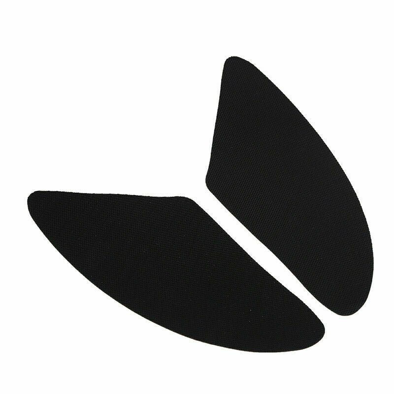 2PCS Motorcycle Rubber Tank Traction Side Pad Fuel Gas Knee Grip Protector PSB