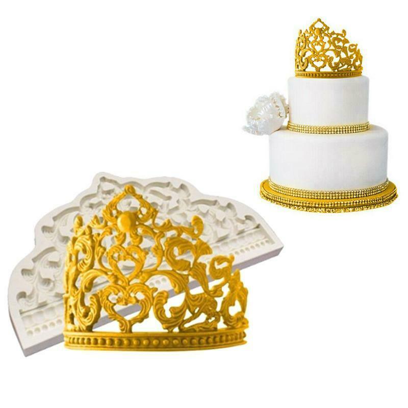 Sugarcraft Crown silicone mold fondant mold cake decorating tools chocolate mold