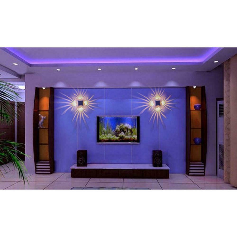 1W LED Palm Wall Lamp Sconce Corridor Light Fixture for KTV Bar Hall Warm Wh