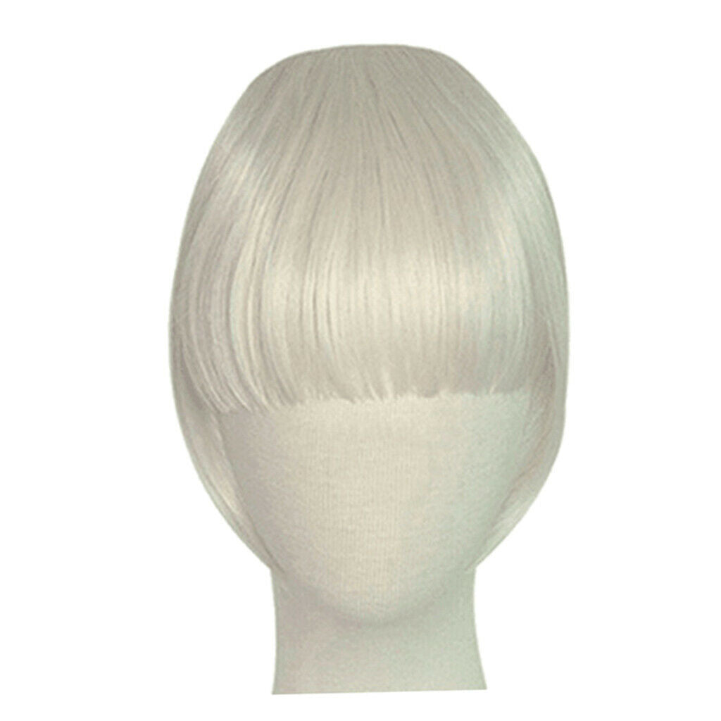 Heat Resistant Synthetic Hair Bang Clip In On Bang Fringe Hair Extension 08