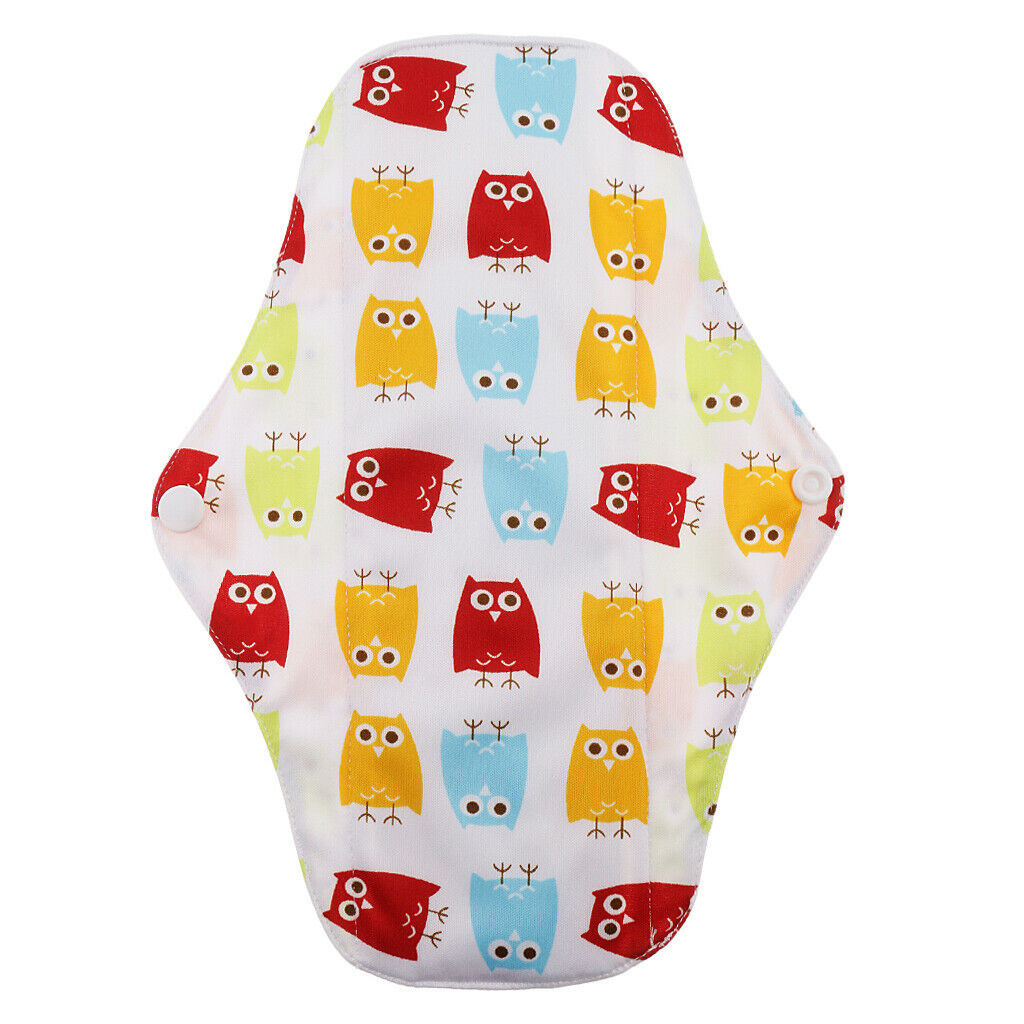 Safety Reusable Washable Cloth Menstrual Pad Women Sanitary Towel Pads 4#