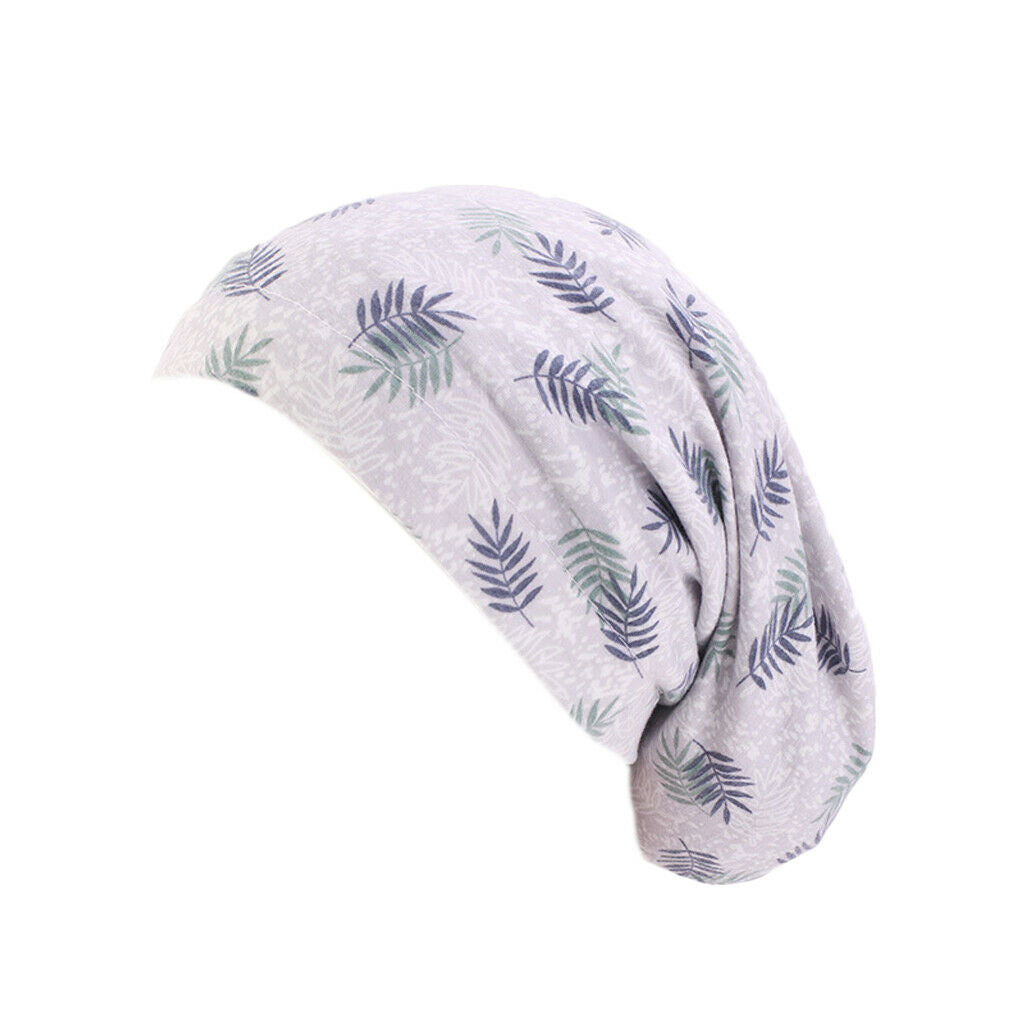 Cotton Satin Bonnet Double Layer Sleep   Salon Bonnet Chemo Hat Shower