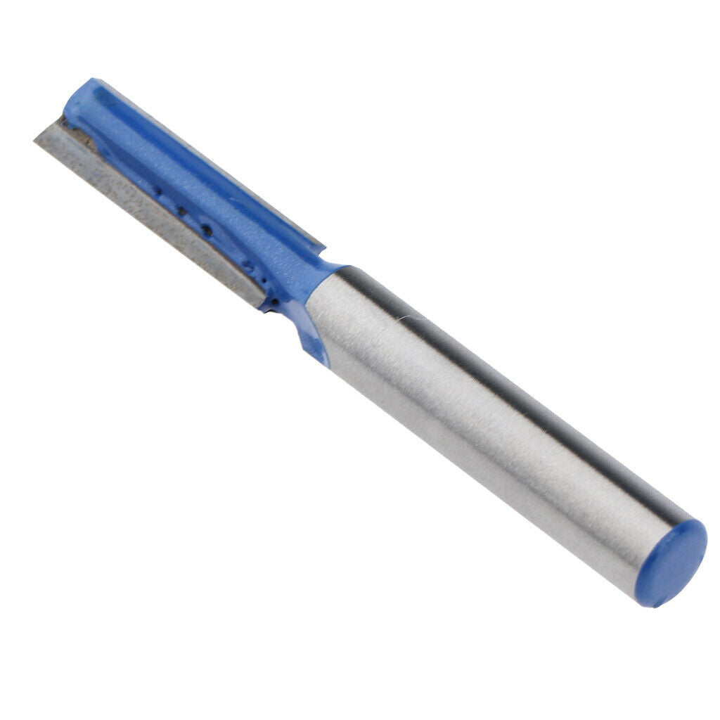Woodworking Cutting Tools-1/4" Shank Router Bits Straight Blade 6.35mm