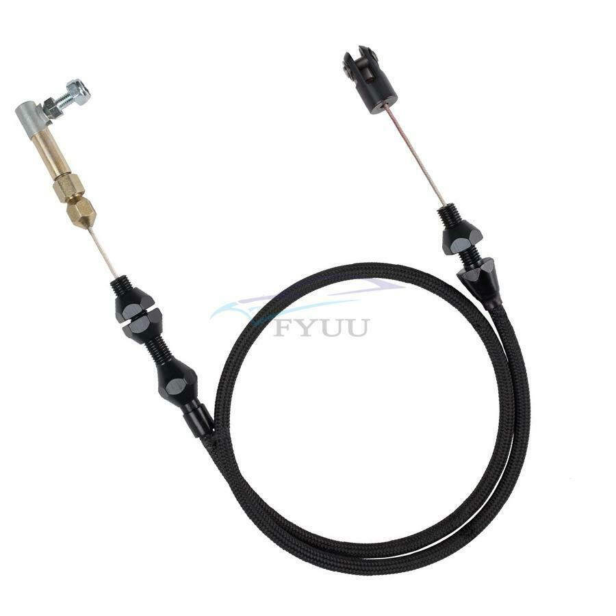 24-inch Universal Braided Stainless Steel Throttle Cable Suitable For Mopar Ford