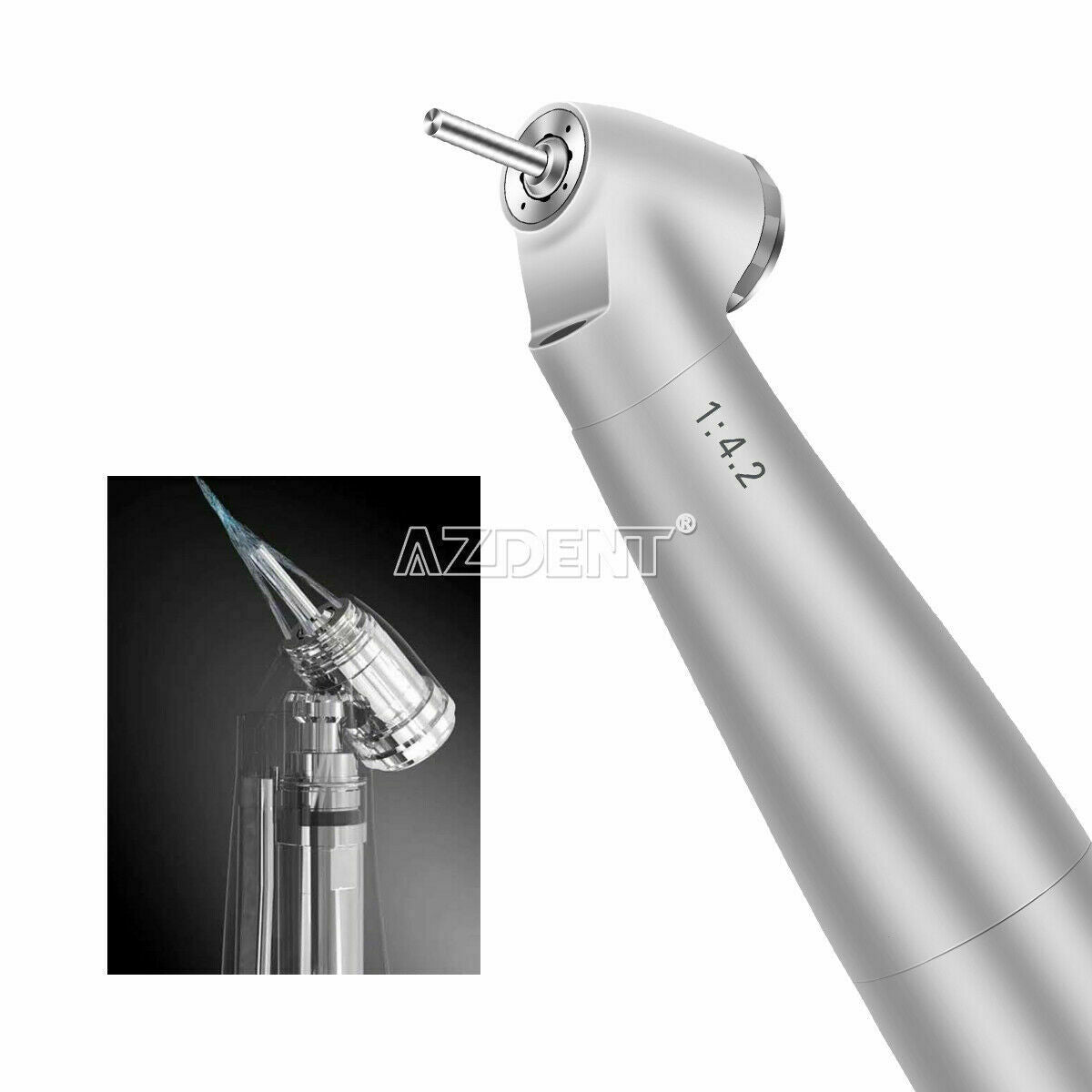 Dental 1:4.2 45 Degree Fiber Optic Contra Angle COXO Electric Surgical Handpiece