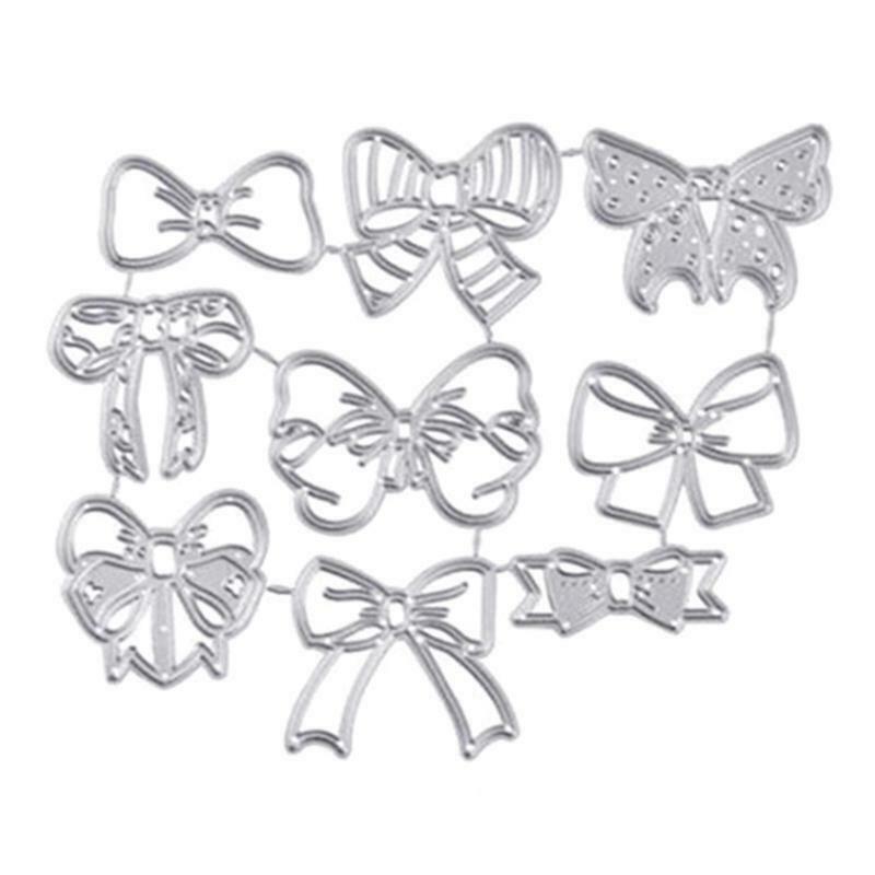 Bow Metal Cutting Dies Stencil Scrapbooking DIY Album Stamp Paper Card Embossing