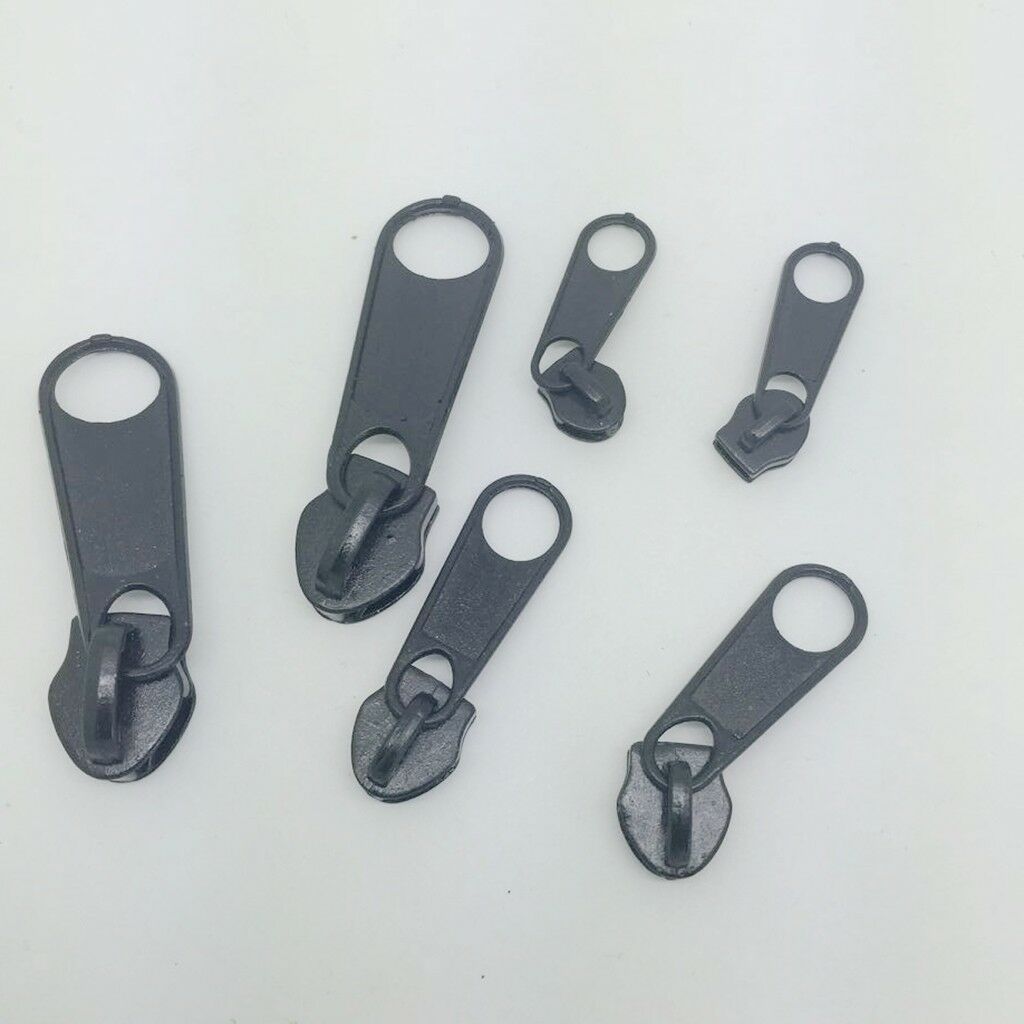 6pcs Fix Zipper Puller Zip Slider Repair Removable Rescue Replacement Head