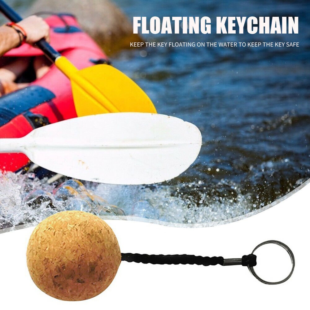 50mm Boat Floating Cork Keyring Water Buoyant Ball Floating Kayak Float Keycha
