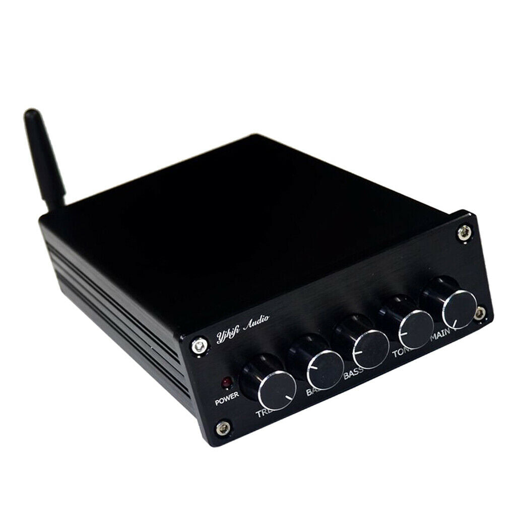 Bluetooth Stereo Audio Amplifier, Mini Hi-Fi Class D Integrated Amp 2.1CH for