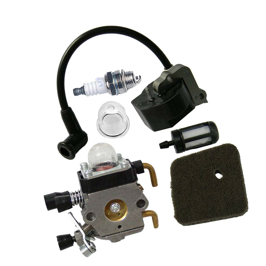 Carburetor Carb Spark Plug Replacement Fit for STIHL FS38 FS55 FC55 Chainsaw