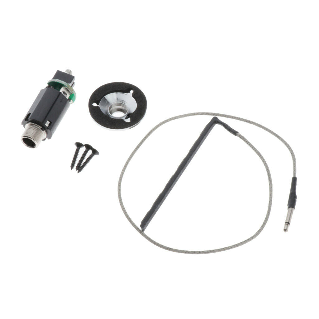 Plastic Acoustic Guitar Tail Nail Pickup Transducer Musical Replacements