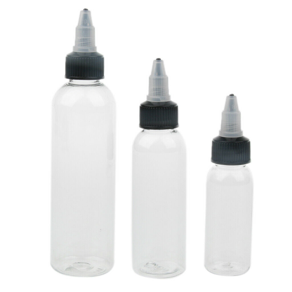 40x Empty Squeeze Bottles Liquid Glue Applicator Condiments Dispenser Arts
