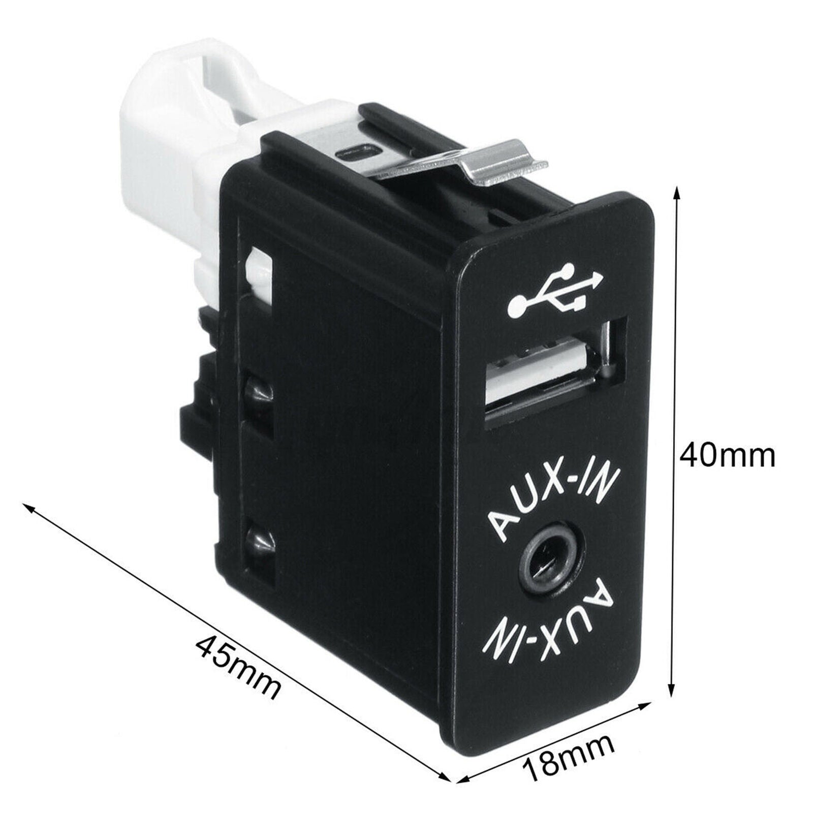 USB / AUX-IN Socket Switchable Adapter For BMW E81 E87 E90 F10 F12 E70