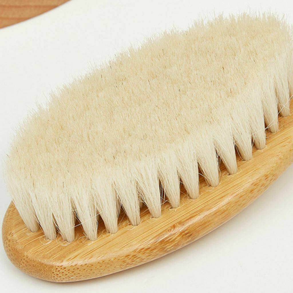2Pcs Baby Hair Brush Perfect Wool Soft Bristles Massage for Toddlers Baby